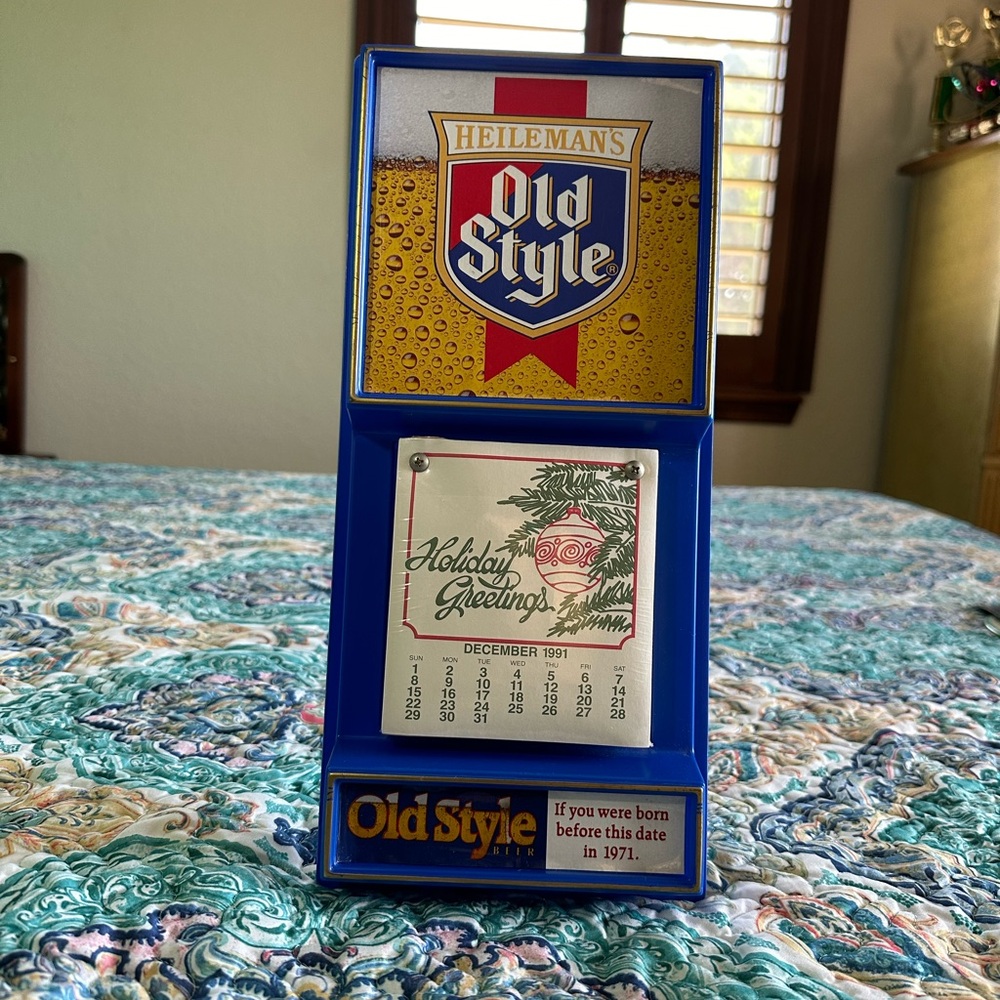 Vintage Heileman’s Old Style Beer Sign